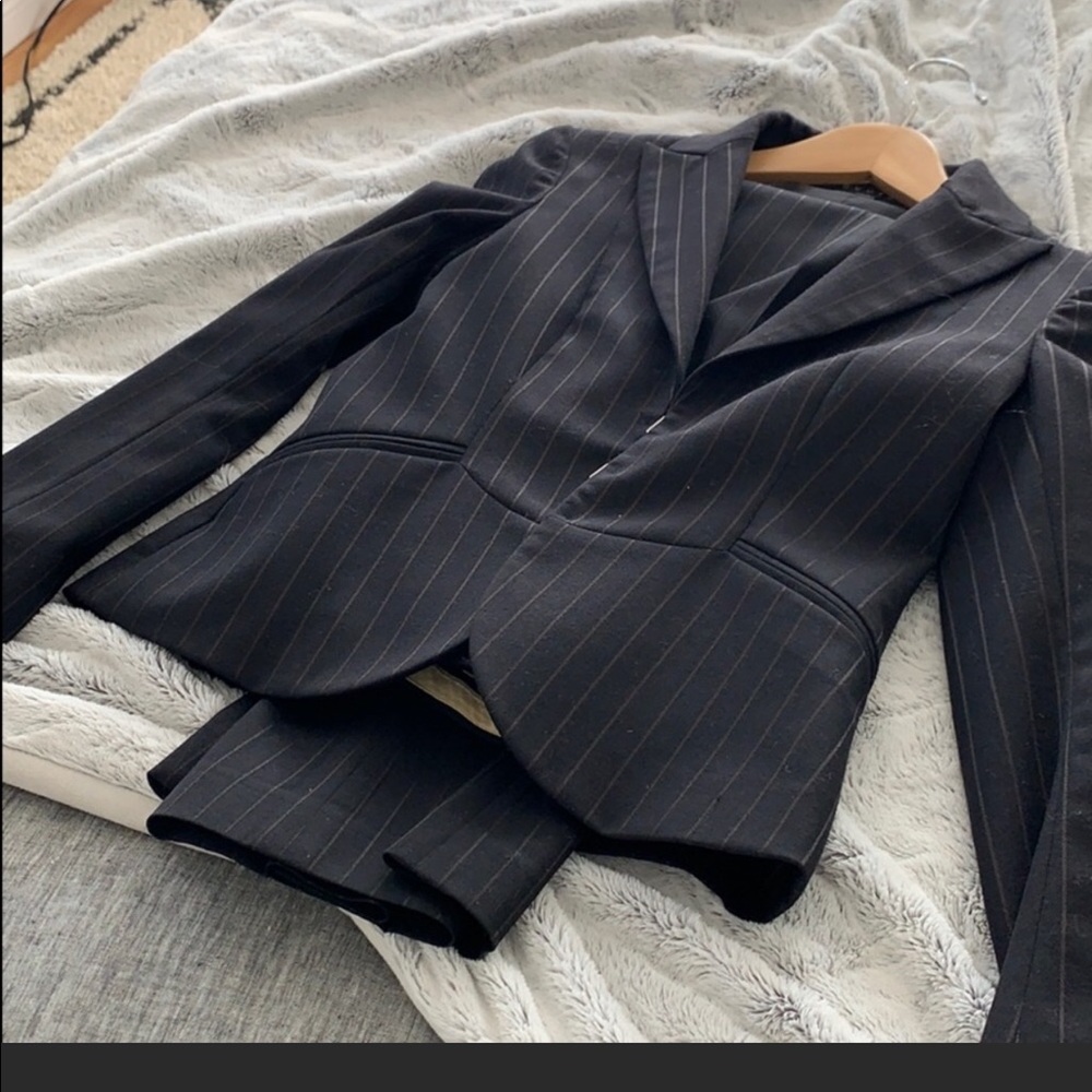 Theory pinstripe suit